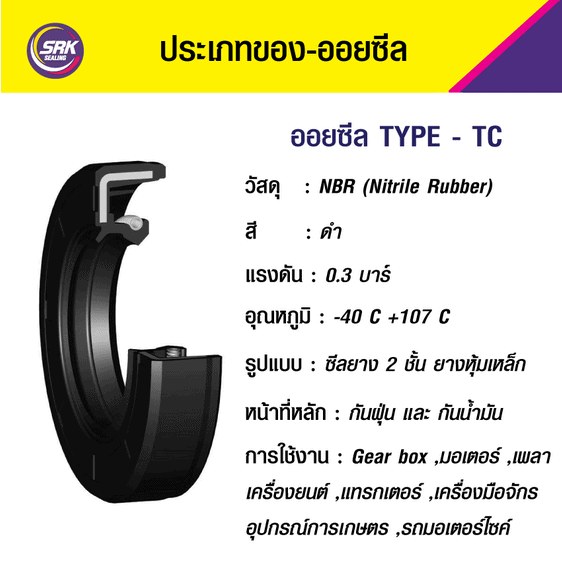 Oil seal TC